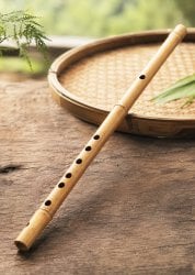 ベトナム伝統の竹製横笛 サオ・チュック　竹笛