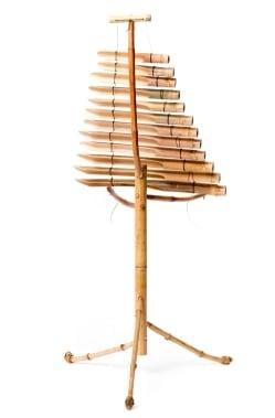 ベトナムの竹琴（トルン） 約100cm - サブ2