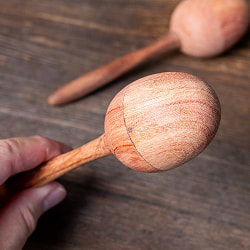 アジアのかわいい木製 マラカス 2個セット - サブ4