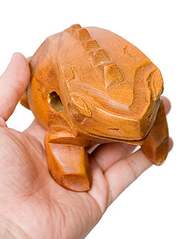 カエル型のギロ - 大 ブラウン - サブ5