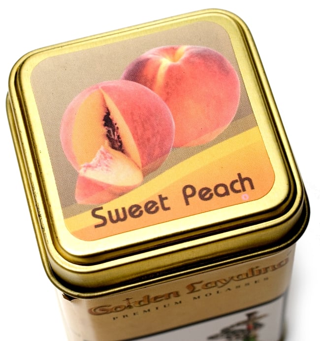 Sweet peach - 50g【シーシャフレーバー Golden Layalina ゴールデンラヤリナ】 2 - ラベル部分の拡大です