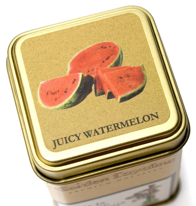 Juicy watermelon - 50g【シーシャフレーバー Golden Layalina ゴールデンラヤリナ】 2 - ラベル部分の拡大です