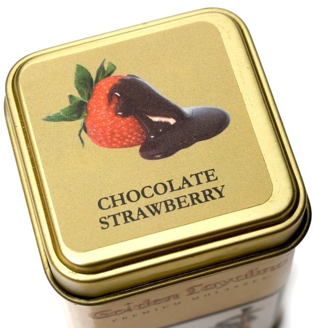 Chocolate Strawberry - 50g【シーシャフレーバー Golden Layalina ゴールデンラヤリナ】 2 - ラベル部分の拡大です