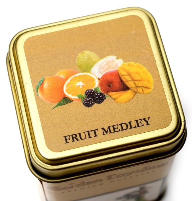 Fruity Medley - 50g【シーシャフレーバー Golden Layalina ゴールデンラヤリナ】 2 - ラベル部分の拡大です