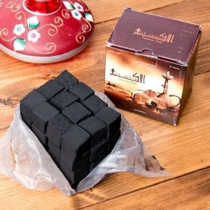 シーシャの炭 COCONUT COAL - 48個入り　樹脂香・レジン香にもオススメ(GNJ-FLAV-261)