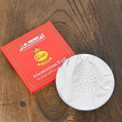 シーシャ用のアルミホイル - 円形・穴あきタイプ - サブ4