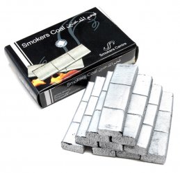 シーシャの炭 シルバーチャコール - 30個入り 樹脂香・レジン香にもオススメ