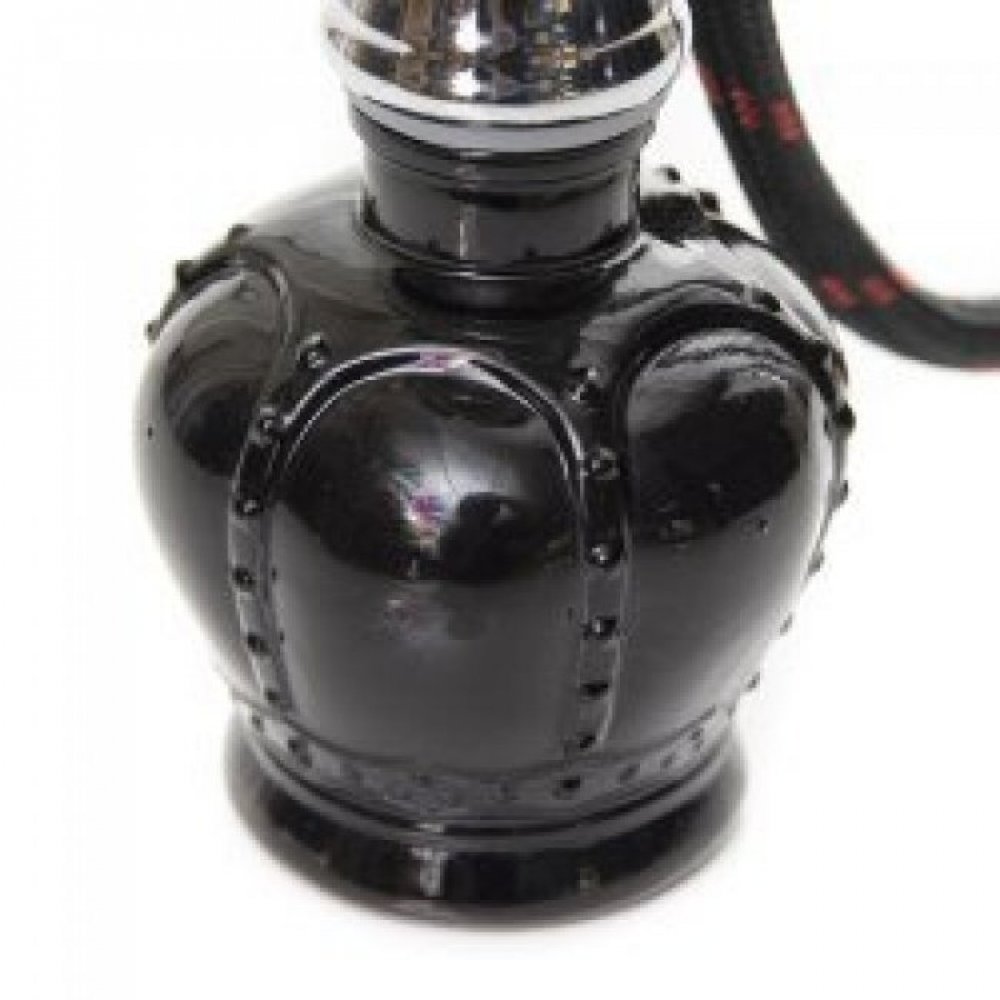 シーシャ(水タバコ) 黒【20cm】 5 - ボトルの拡大です。異国情緒のあるデザインです。