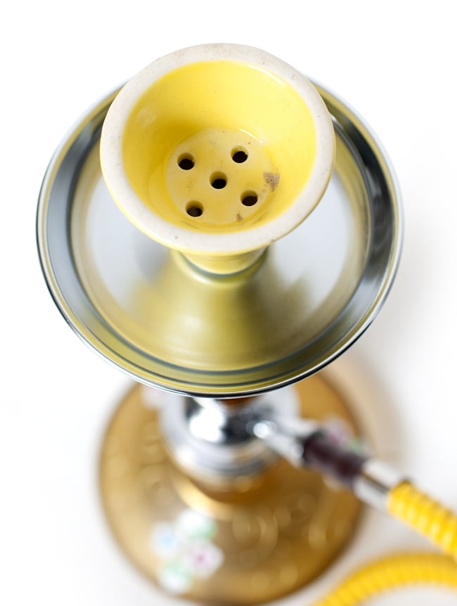 シーシャ(水タバコ)黄色【約43cm】 2 - シーシャ上部になります。