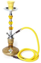 シーシャ(水タバコ)黄色【約43cm】の商品写真