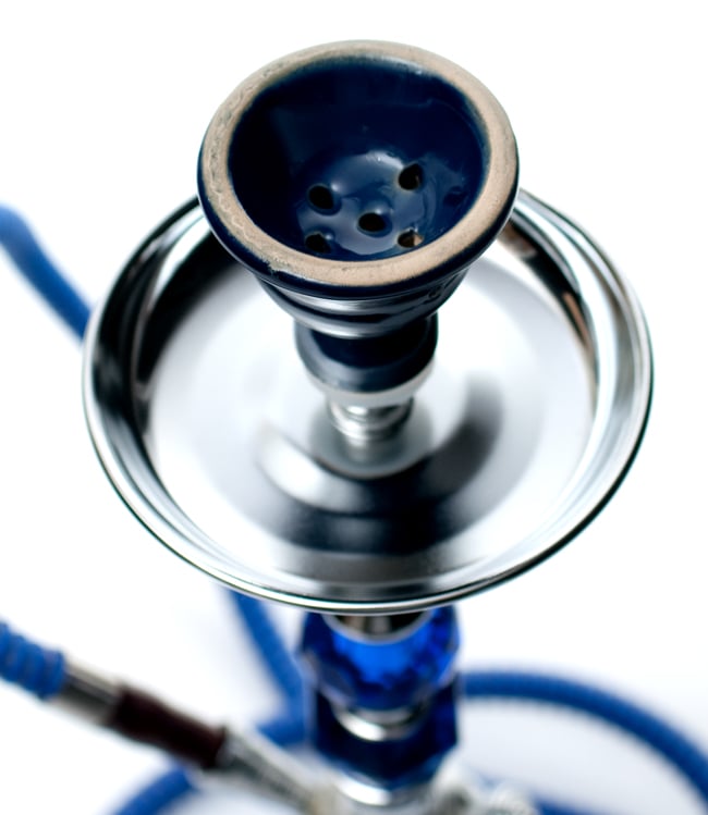 シーシャ(水タバコ)青【約43cm】 2 - シーシャ上部になります。