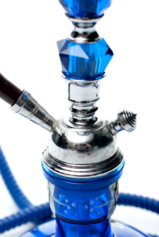 シーシャ(水タバコ)青【約43cm】 4 - 中央部の拡大です、