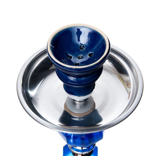 シーシャ(水タバコ)青【約53cm】 2 - シーシャ上部はこのようになっております。