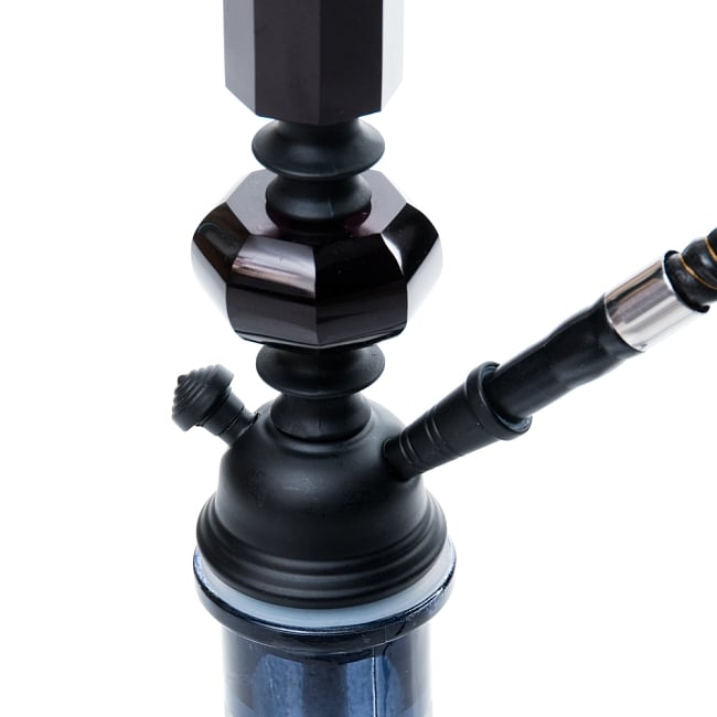 シーシャ(水タバコ)黒【約51cm】 4 - ボトルとの付け根の拡大です