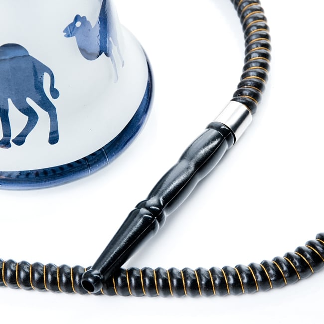 シーシャ(水タバコ)黒【約51cm】 6 - こちらがホースの吸引口になります。