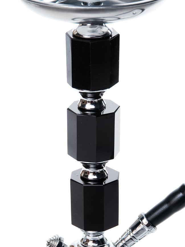 シーシャ(水タバコ)黒×濃紺【約50cm】 3 - 中央の上部部分です。