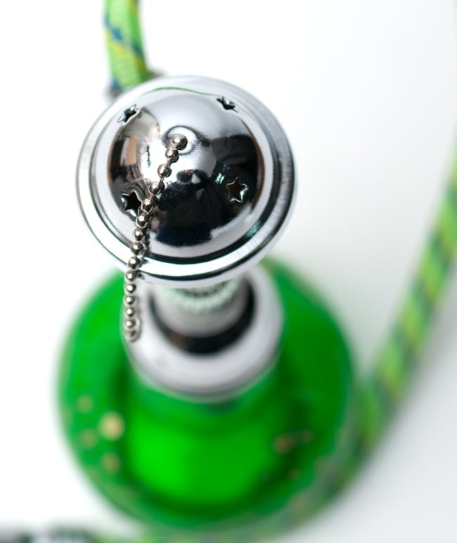 シーシャ(水タバコ)緑【約17cm】 2 - シーシャ上部はこのようになっております。