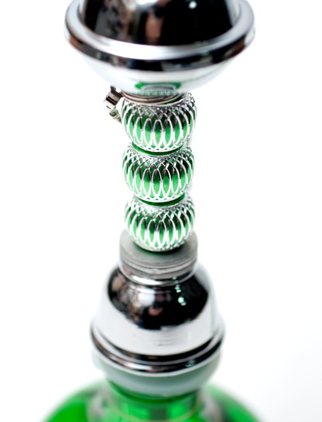 シーシャ(水タバコ)緑【約17cm】 4 - 中心の写真です
