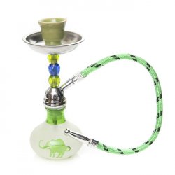 シーシャ(水タバコ) 象 緑【約19cm】