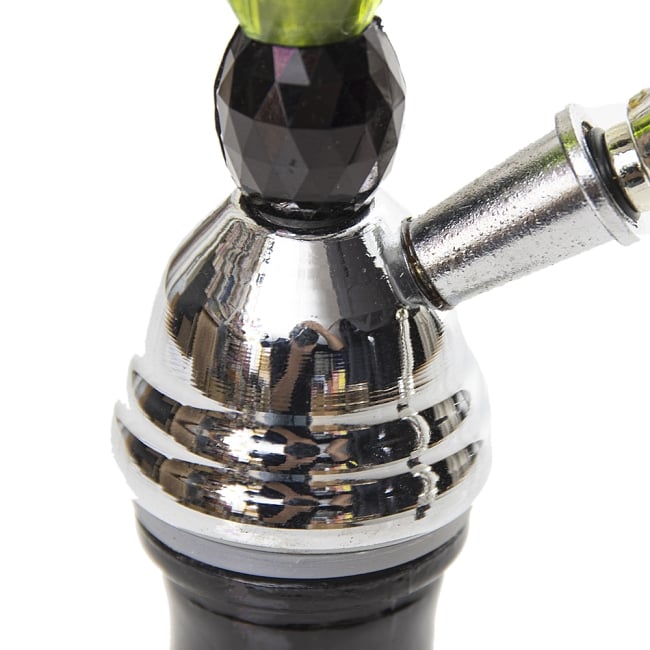 シーシャ(水タバコ) 象 黒【約19cm】 4 - 接合部分の様子になります。