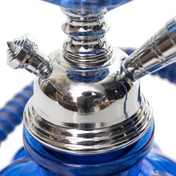 シーシャ（水タバコ）青 【約25cm】 - サブ4