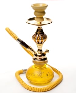 【Sophies Shisha Gel お試し】初めてのシーシャセット（水タバコ）黄【約29cm】の写真