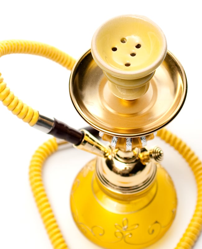 シーシャ(水タバコ)黄【約29cm】 2 - 拡大写真