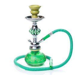 シーシャ（水タバコ）緑 【約29cm】の商品写真