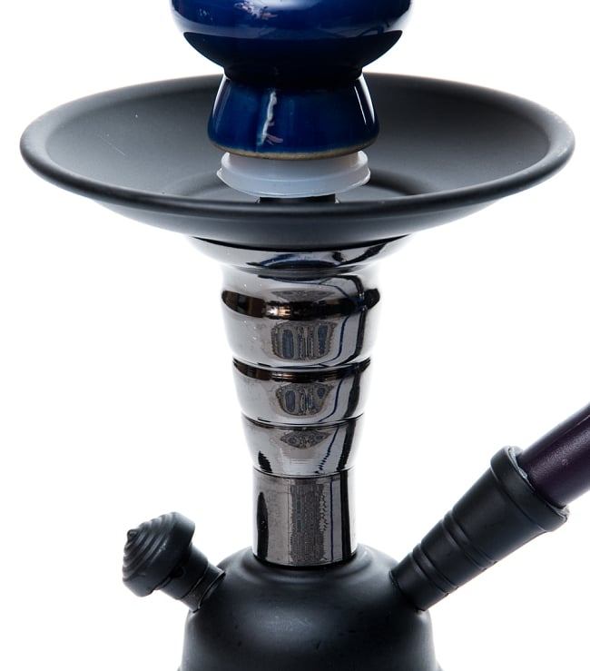 シーシャ（水タバコ）青 【約32cm】 3 - 中央の上部部分です。