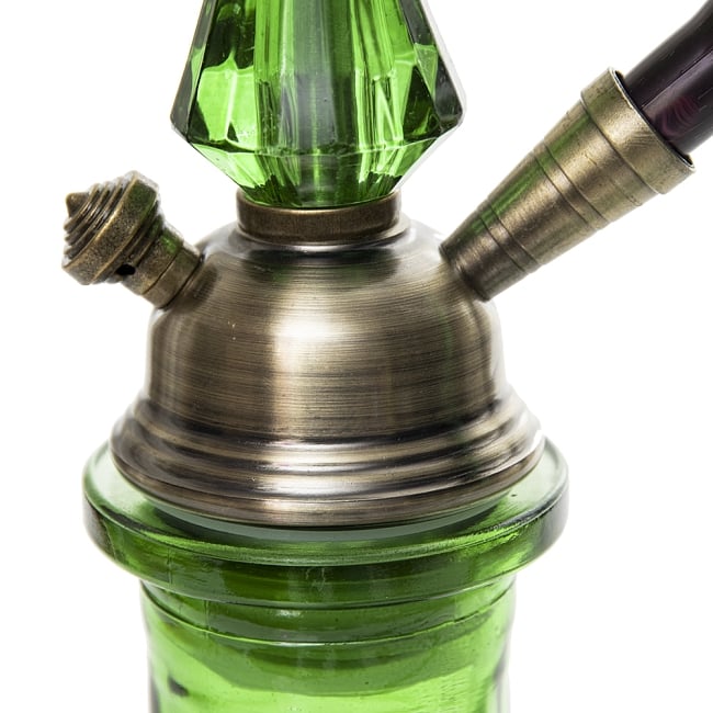 シーシャ（水タバコ）緑 【約46cm】 4 - ボトルとの接合部分です。