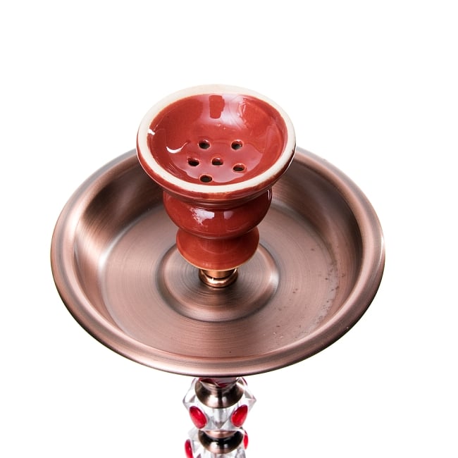 シーシャ(水タバコ)赤 【約65cm】 2 - シーシャ上部はこのようになっております。