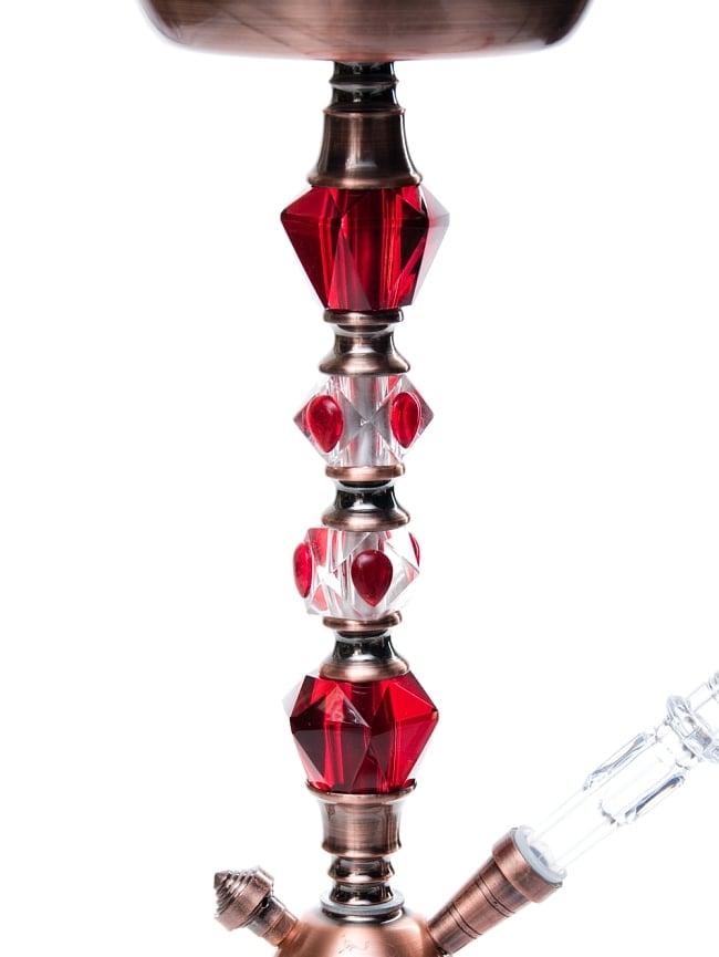 シーシャ(水タバコ)赤 【約65cm】 3 - 中央の上部部分です。