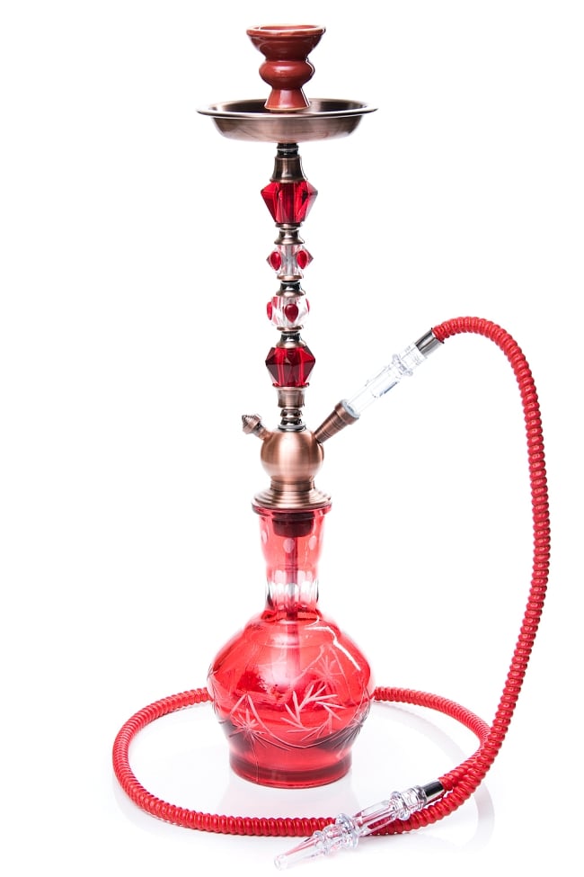 シーシャ(水タバコ)赤 【約65cm】の写真