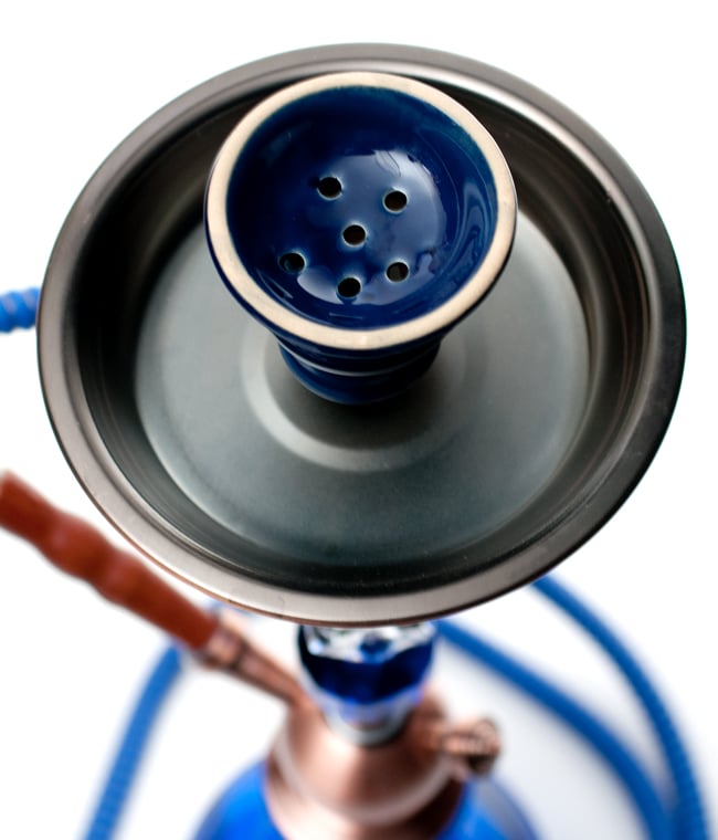 シーシャ(水タバコ)青 【約65cm】 2 - ここに炭とフレーバーを乗せます。