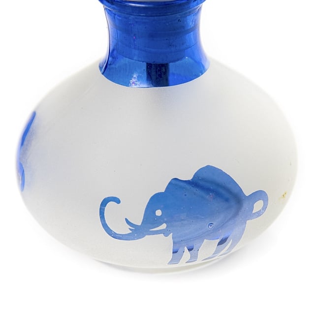 シーシャ(水タバコ) 象 青【約19cm】 5 - 水タバコのガラスボトル部分になります。