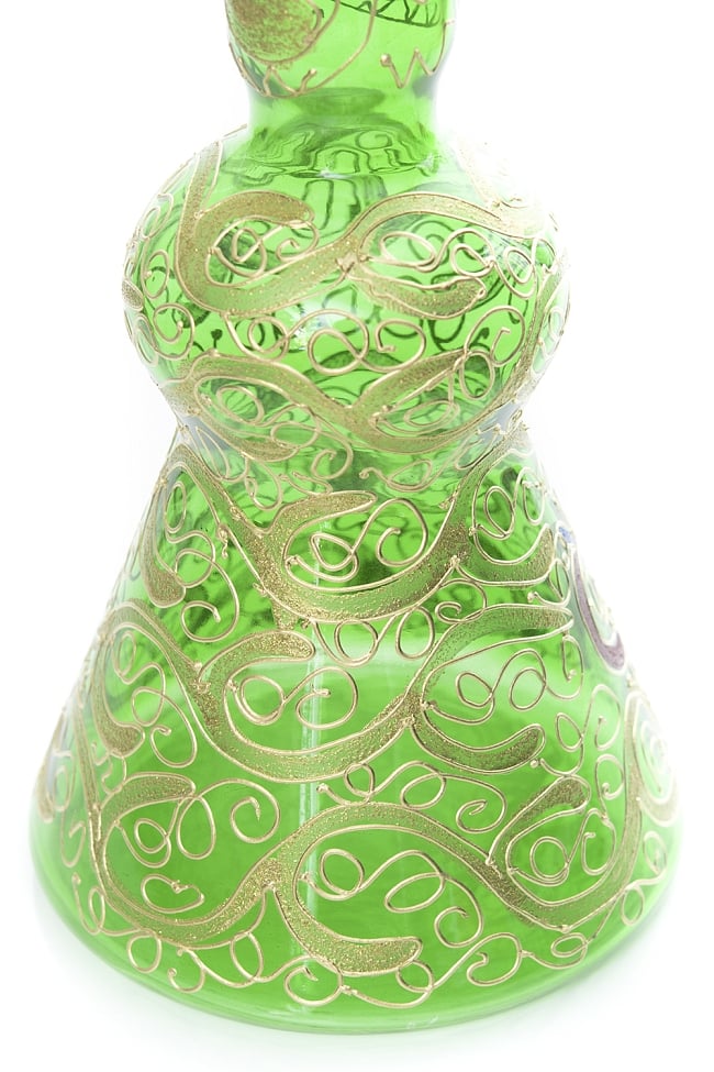 シーシャ(水タバコ) 緑 【約82cm】 6 - ガラスボトル部分になります。