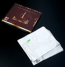 【10個セット】シーシャ用のアルミホイル - 穴開けピン入り - サブ4