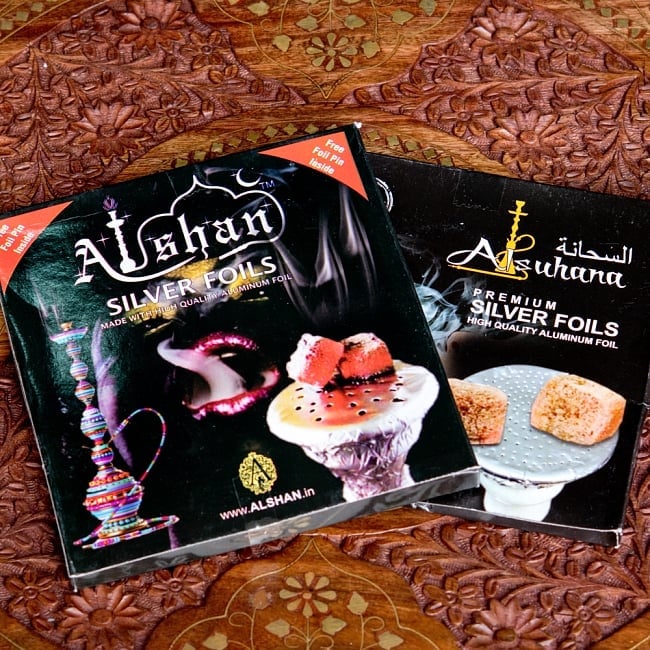 【10個セット】シーシャ用のアルミホイル - 穴開けピン入り 6 - 入荷時期により、このようなパッケージになる場合もございます。