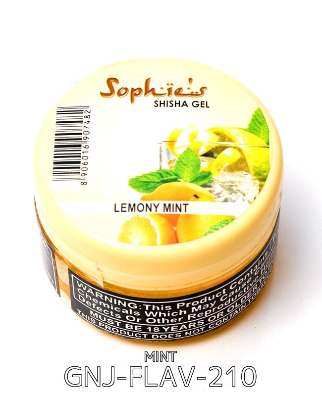 シーシャフレーバー【Sophies】シーシャジェル 自由に選べるシーシャフレーバー【5個セット】 19 - シーシャ フレーバー【Sophies】シーシャジェル - LEMON GINGER MINT JOY(GNJ-FLAV-208)の写真です