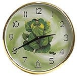 [インド品質]マントラ壁掛け時計?葉っぱガネーシャの商品写真