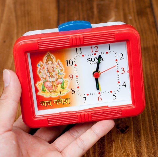 マントラ目覚まし時計 - シヴァ Om・Namah・Shivai 8 - とてもめずらしい時計です！