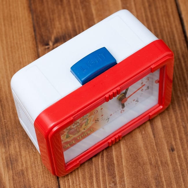 マントラ目覚まし時計 - ハヌマーン Jai・Hanuman 4 - 上部からの写真です