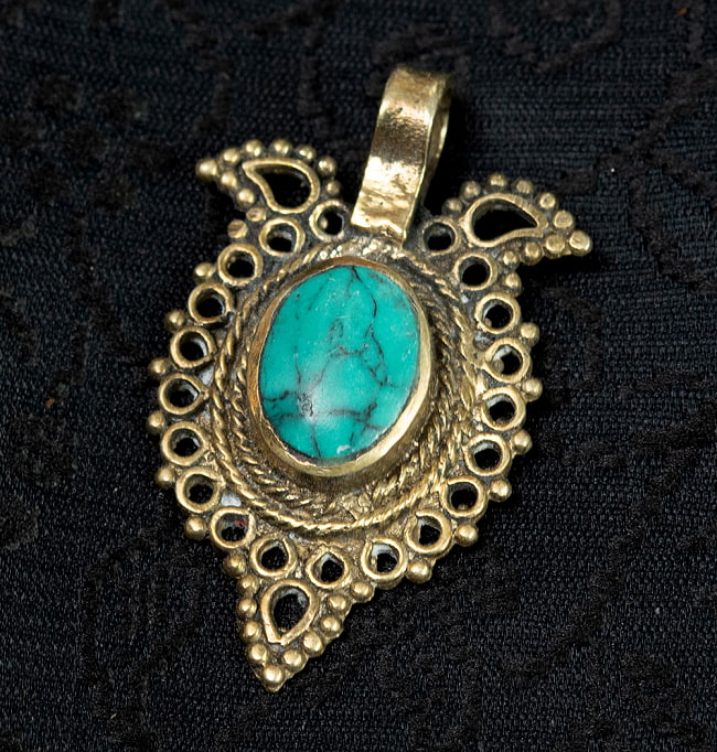 【一点物】クチ族のペンダントトップ - トライバルジュエリーの写真クチ族,クチジュエリー,kuchi,クチ,トライバル,トライバルジュエリー,ベリーダンス