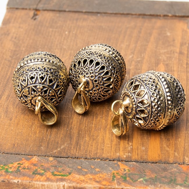 最旬ダウン ガムランボール 3個セット ポーチ付き 4 5cm オルゴール Hlt No