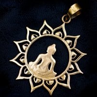 ブッダのゴールドペンダントトップ(ID-ACS-281)