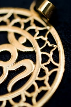 オーンのゴールドペンダントトップ-直径約3.5cm - サブ2