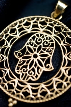 ハムサのゴールドペンダントトップ - サブ2