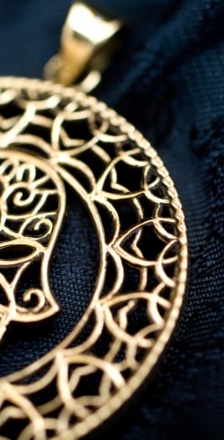 ハムサのゴールドペンダントトップ - サブ3