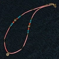 インドのストーンネックレス【サークル】