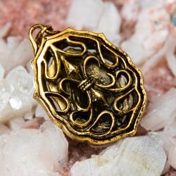 ガネーシャのペンダント ゴールド【紐付き】 - サブ3